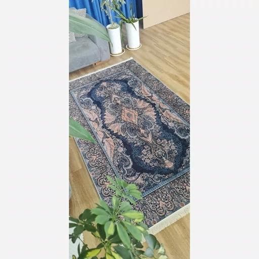 فرش ماشینی چاپی | فرشینه هازان ترک ضد پرز استوپ دار کدh315 (پس کرایه) — تصویر ۷