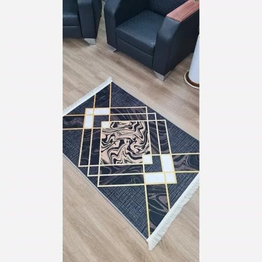 فرش ماشینی چاپی | فرشینه هازان ترک ضد سُر کد h396 (پس کرایه) — تصویر ۶