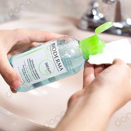 میسلار واتر پوست چرب تا مختلط بایودرما — تصویر ۲