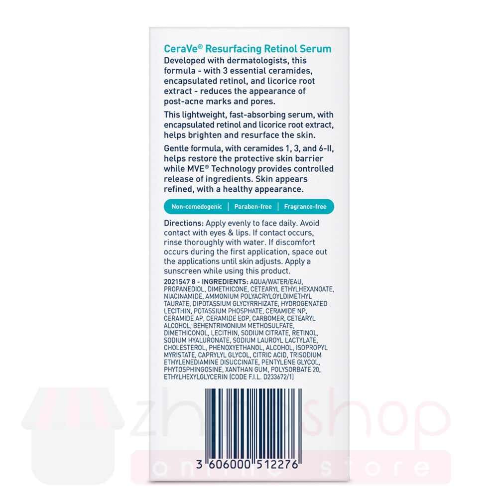 سرم رتینول سراوی حاوی سراماید و نیاسینامید مناسب پوست های مستعد لک30ml — تصویر ۵