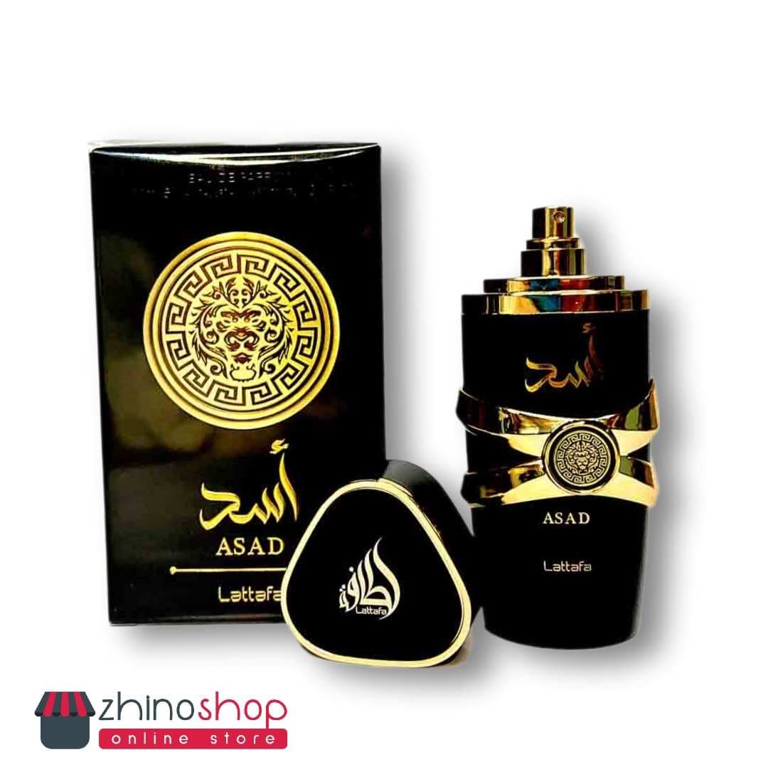 عطر ادکلن عربی اسد مشکی اصل شرکت لطافه 100ml — تصویر ۳