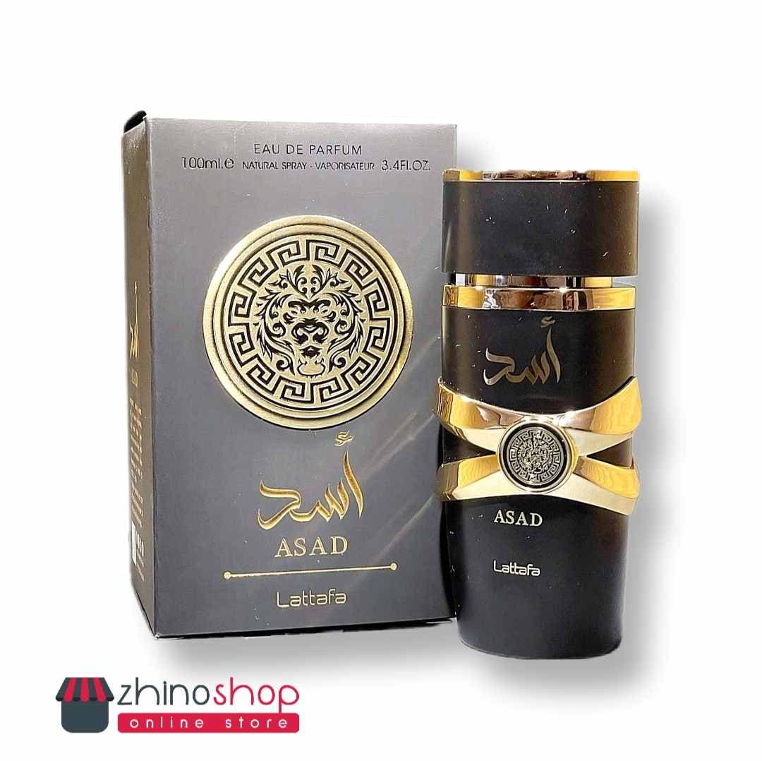 عطر ادکلن عربی اسد مشکی اصل شرکت لطافه 100ml