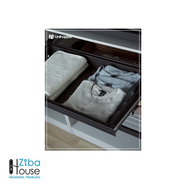 طبقه ریلی کشویی یونی هوپر Unihopper کد 4120 — تصویر ۲