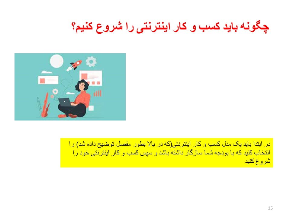 پاورپوینت کسب و کار اینترنتی | کسب درآمد از اینترنت (4772) — تصویر ۳