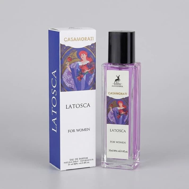 عطر ادوپرفیوم الحمبرا لاتوسکا 35 میل زنانه مدل Casamorati La Tosca
