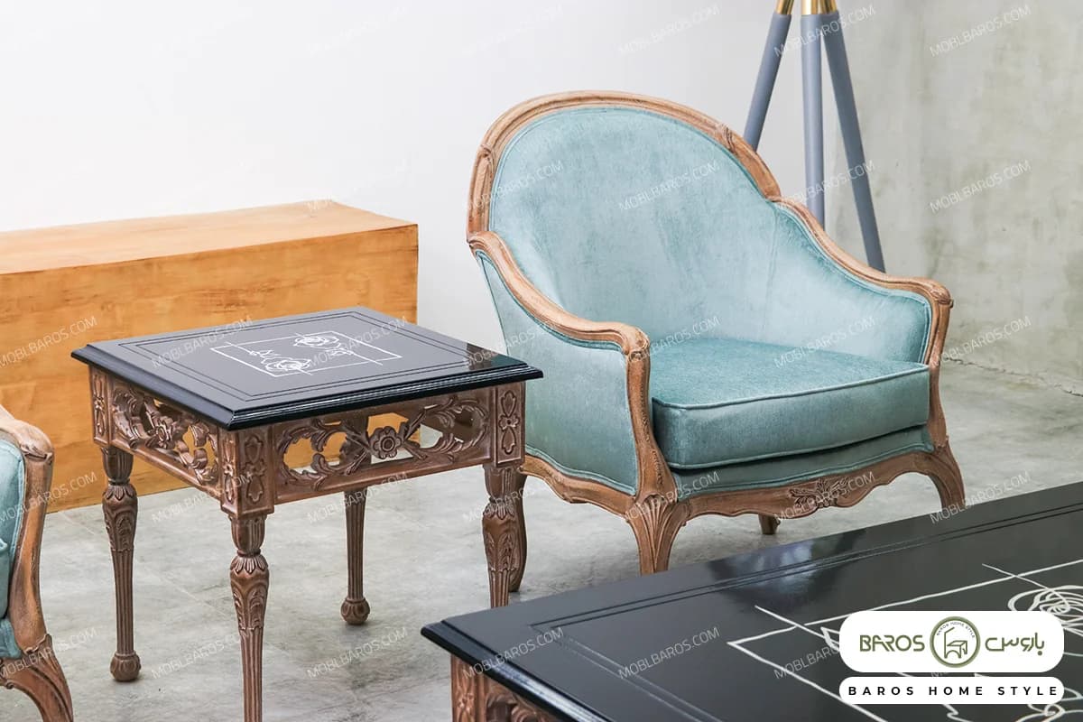 مبل کلاسیک ۷ نفره جدید ساوین کد 3 — تصویر ۸