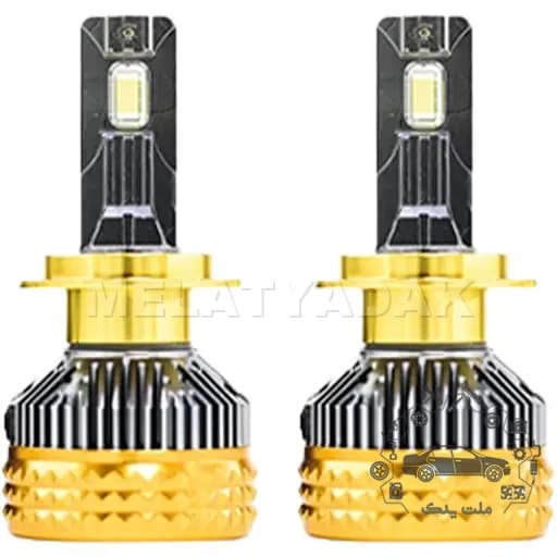 لامپ هدلایت پراید تک پرو v88 پایه h1 دو عددی