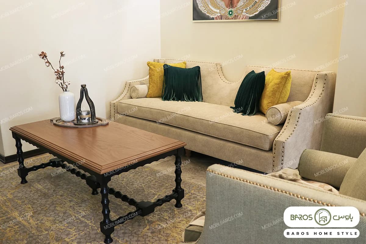 مبل راحتی جدید گندم — تصویر ۳