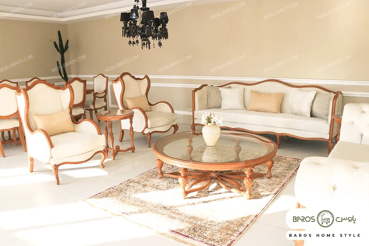 مبل کلاسیک گندم و چستر نیکا و تک کینگ — تصویر ۴