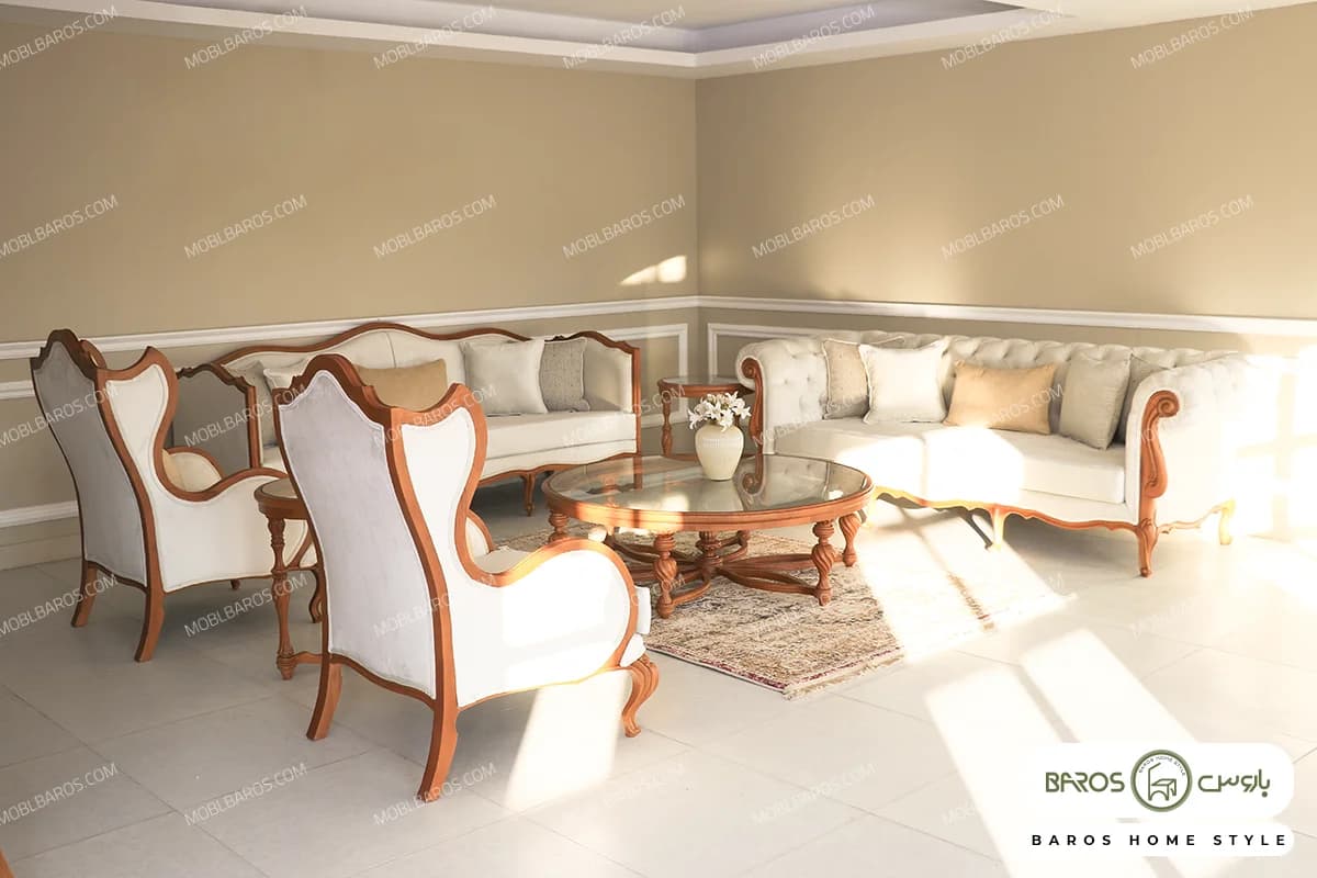 مبل کلاسیک گندم و چستر نیکا و تک کینگ — تصویر ۵