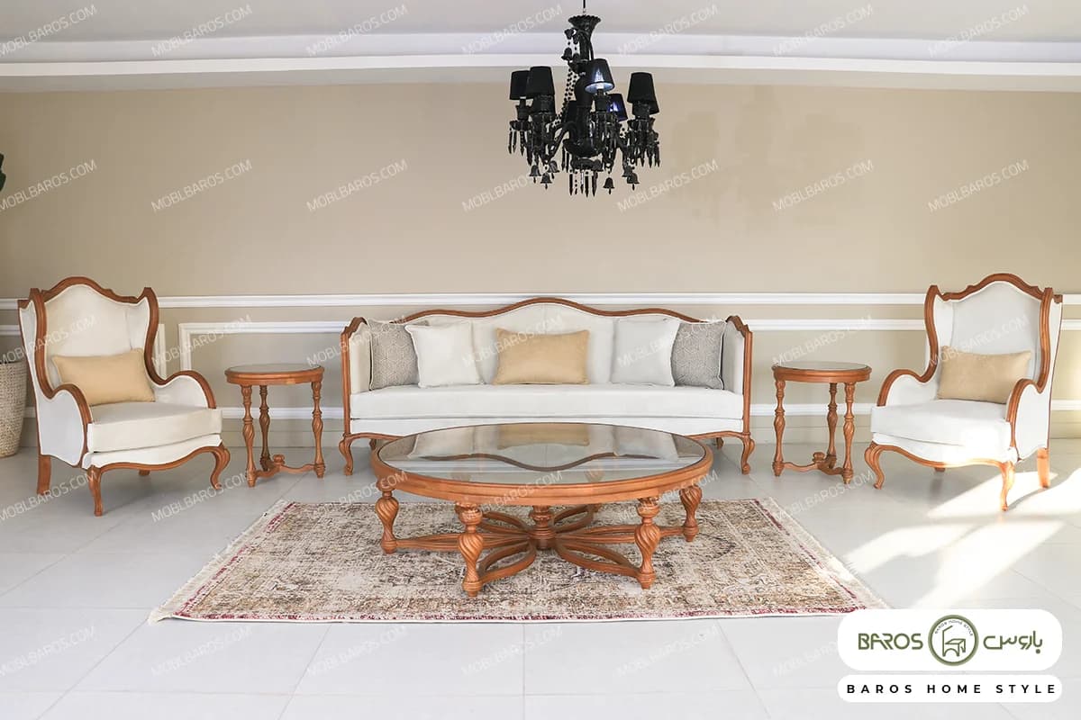 مبل کلاسیک گندم و چستر نیکا و تک کینگ — تصویر ۲