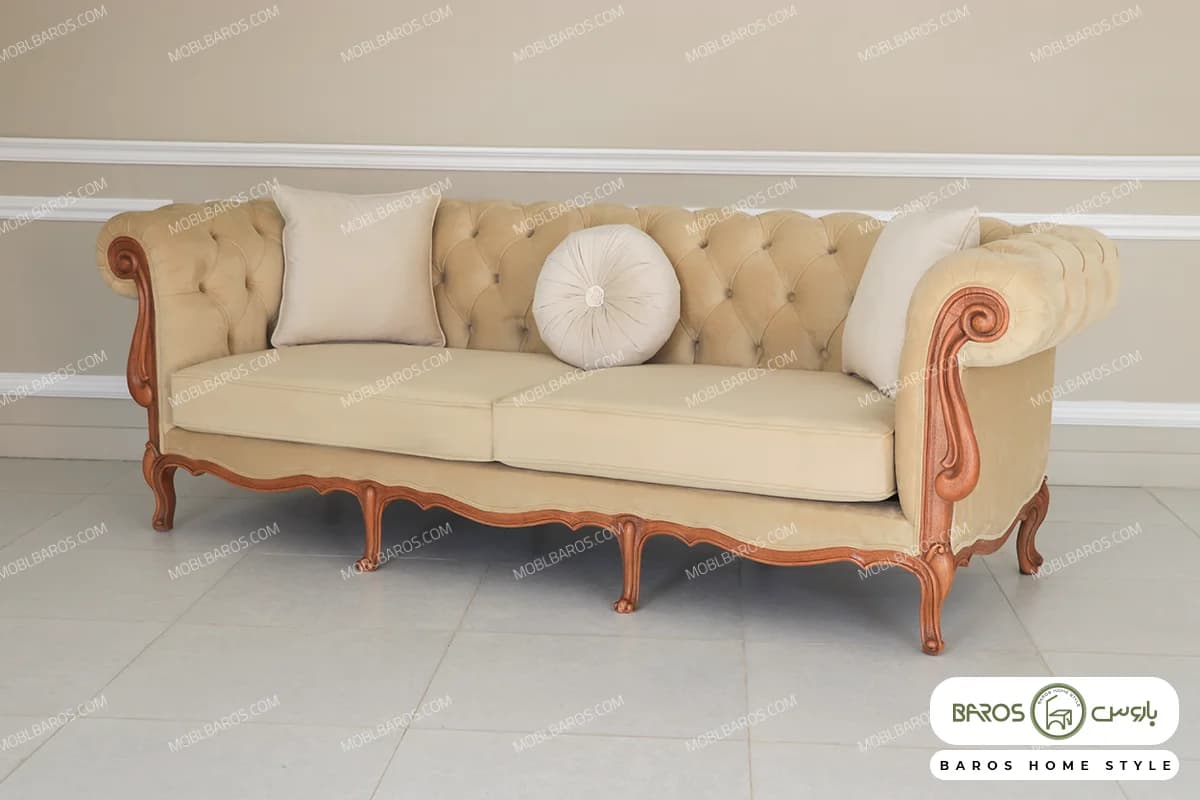 مبل کلاسیک رومینا و چستر نیکا کد ۵ — تصویر ۷