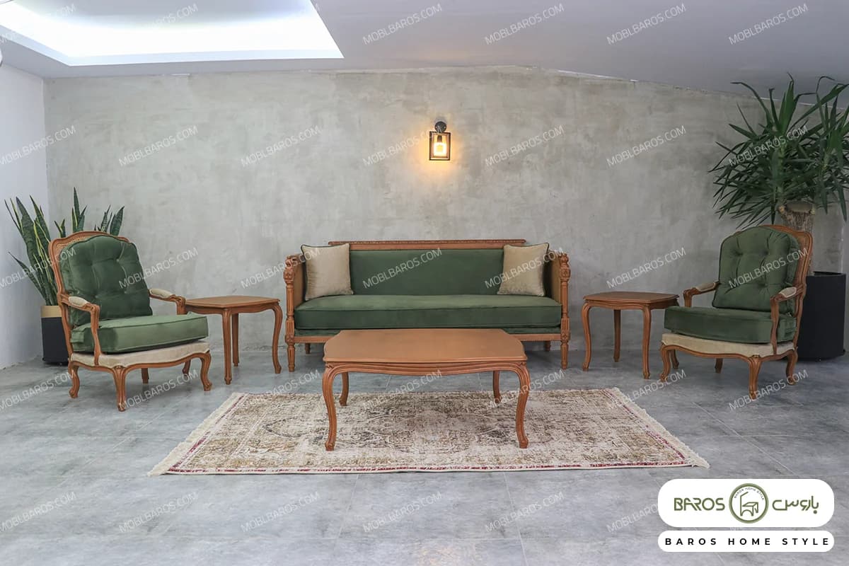 مبل کاجی و فرانسوی ترکیبی رویایی — تصویر ۴