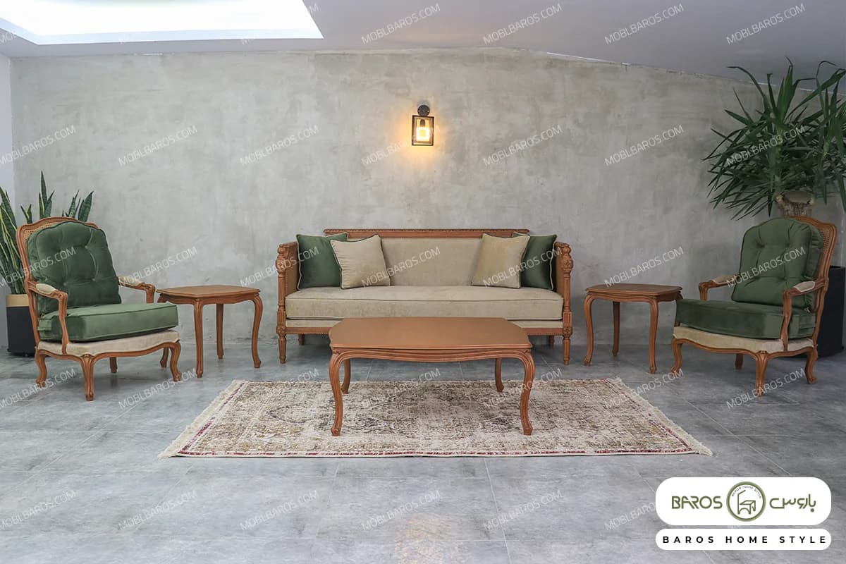 مبل کاجی و فرانسوی ترکیبی رویایی — تصویر ۳