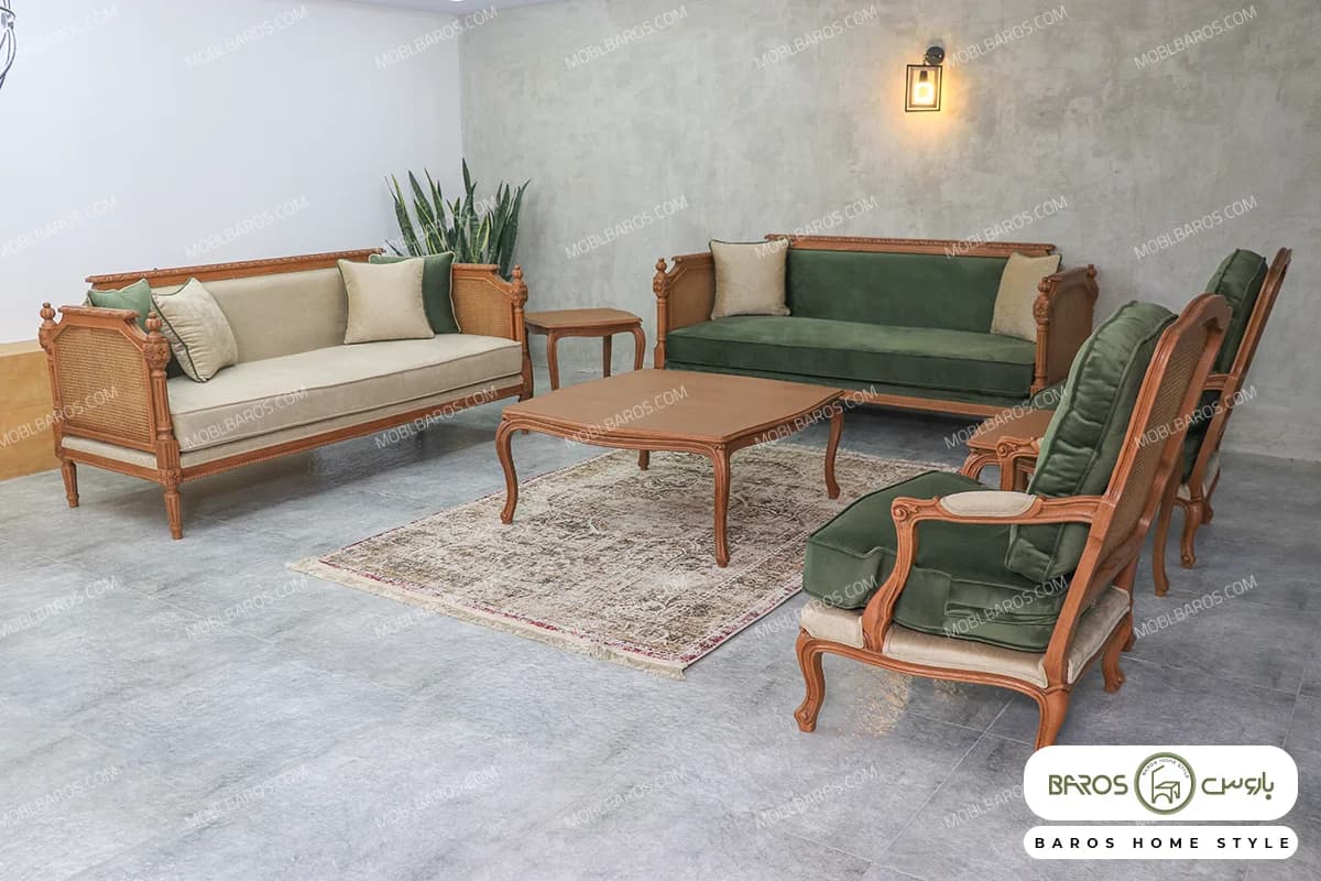 مبل کاجی و فرانسوی ترکیبی رویایی — تصویر ۲