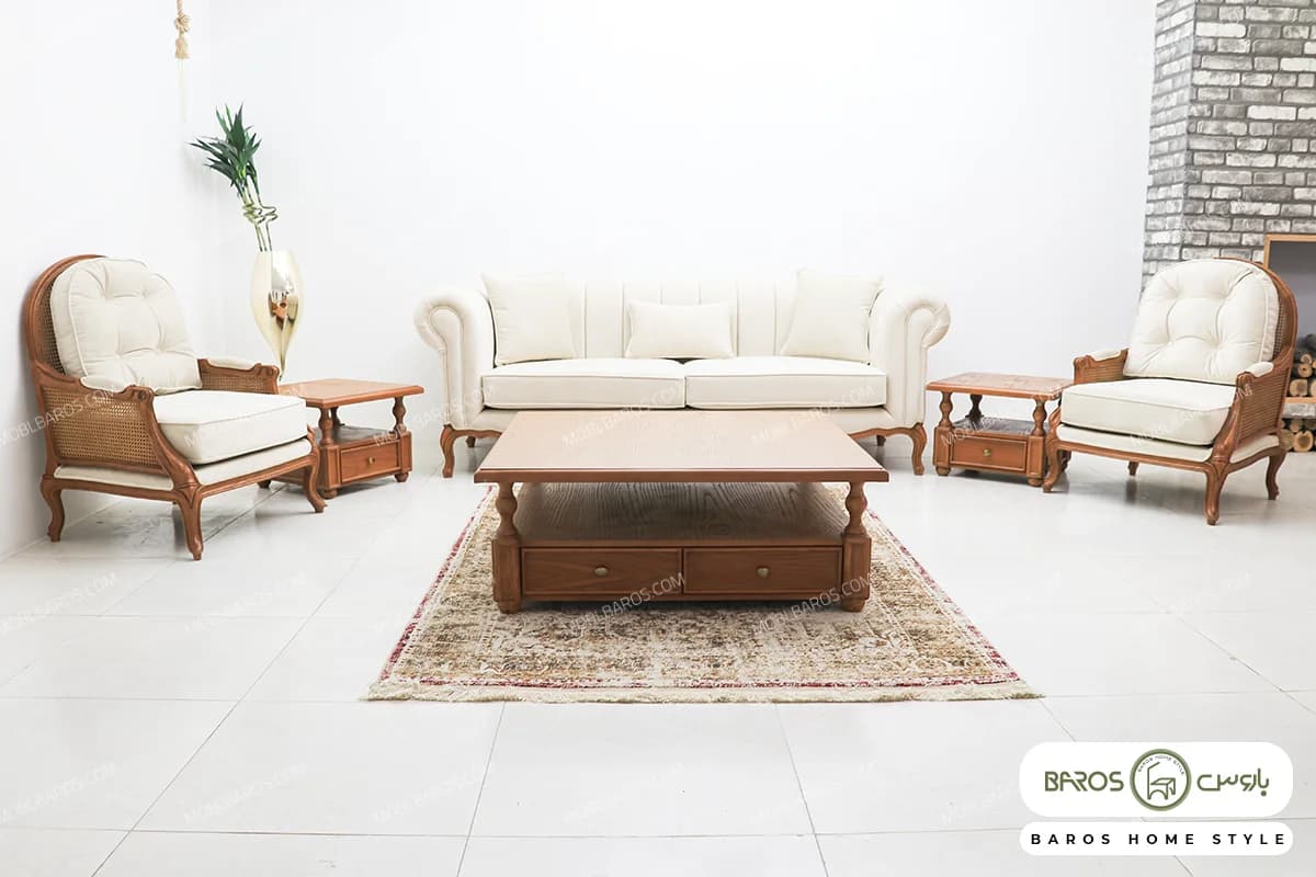 مبل ۸ نفره راشل پلاس و راحتی چستر — تصویر ۳