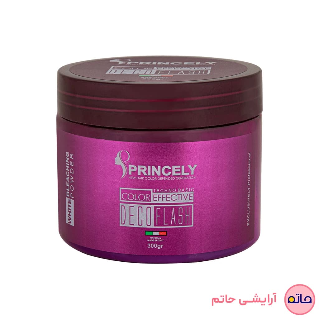 پودر دکلره پرنسلی (سفید) وزن 300 گرم