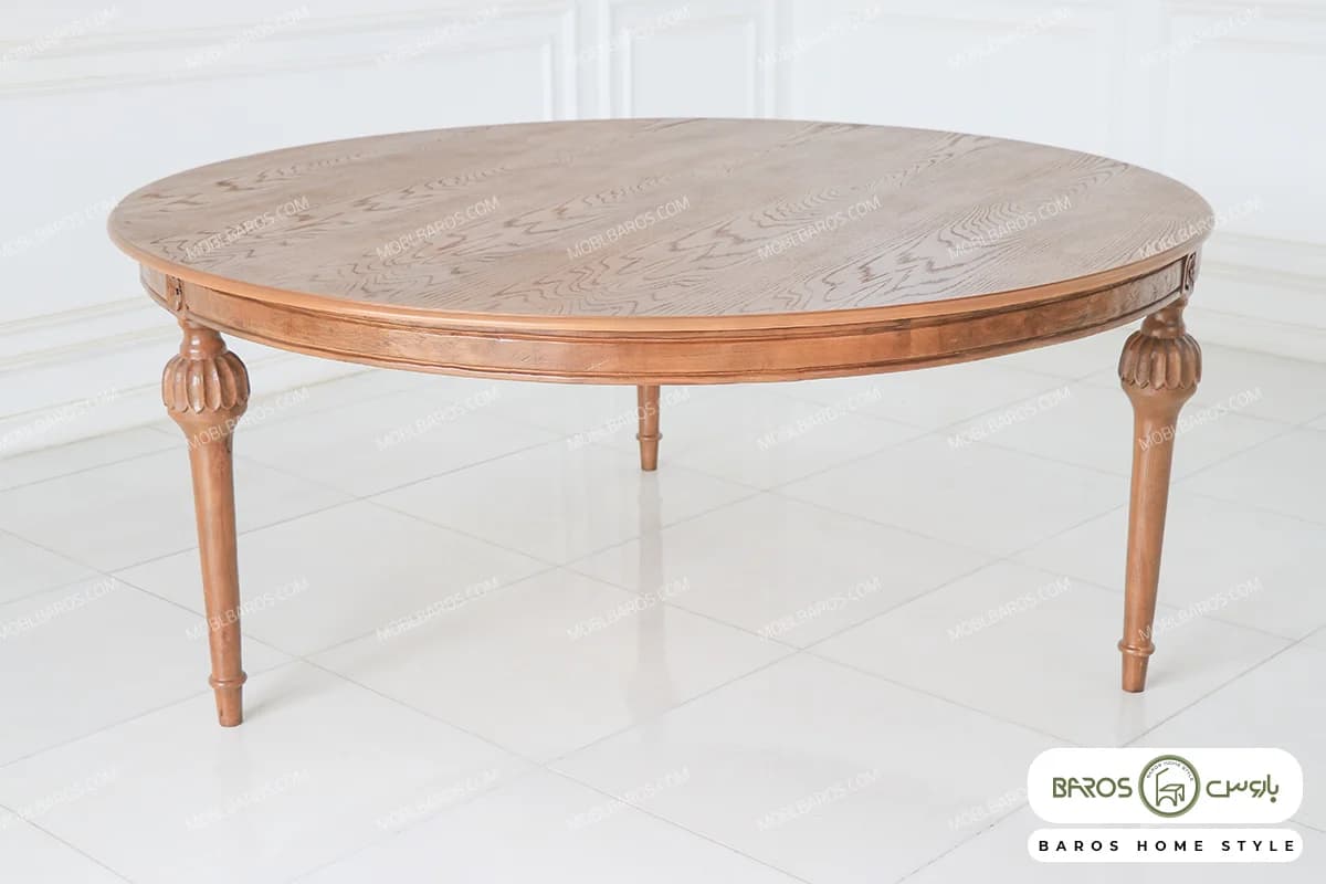 میز ناهارخوری مدل کاریزما صفحه گرد — تصویر ۲