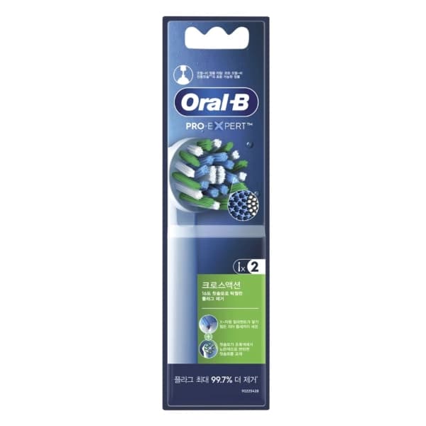 سری یدک مسواک برقی اورال بی Pro-Expert CrossAction بسته ۲ عددی