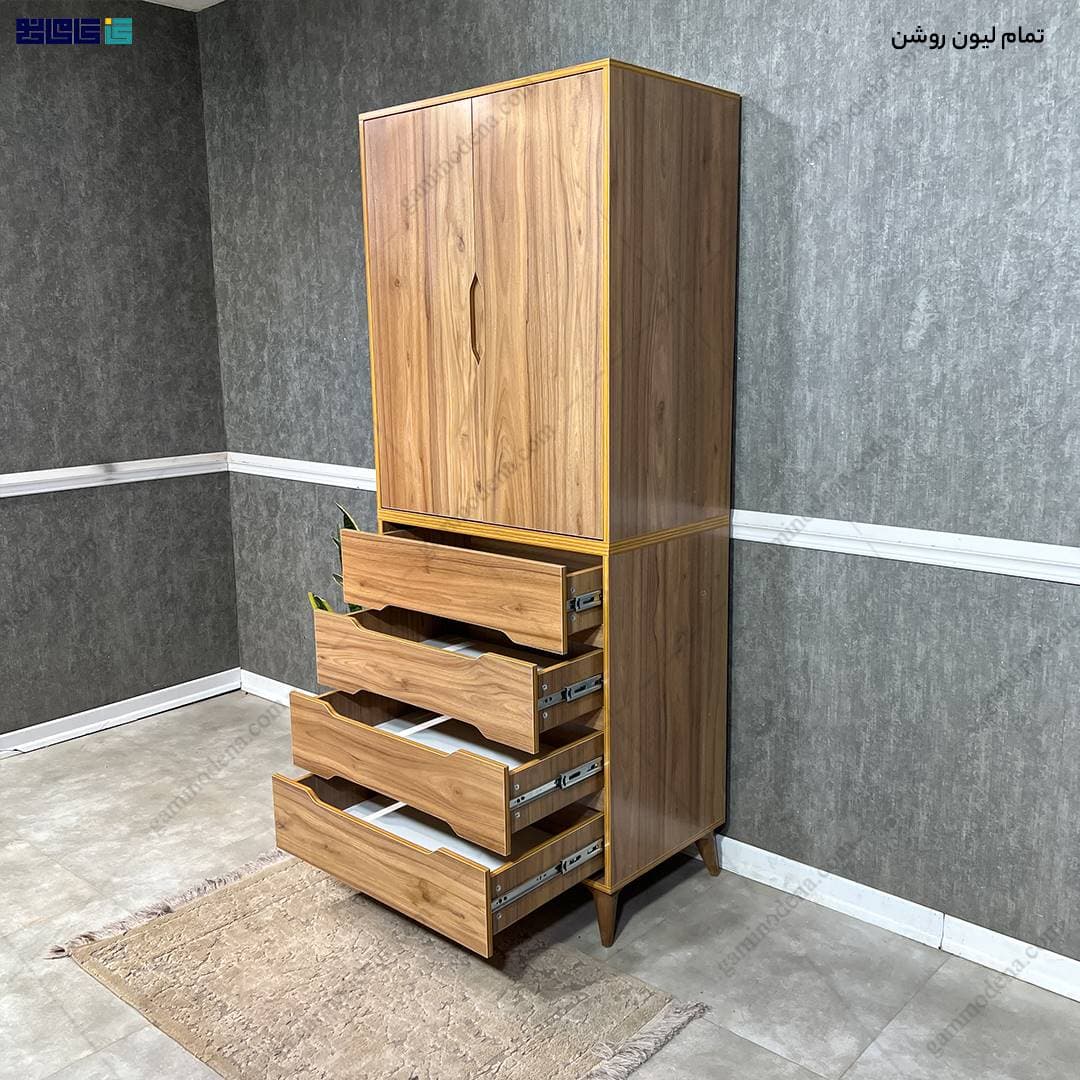 کمد لباس کشویی دو تیکه مدل ۱۰۹ — تصویر ۸