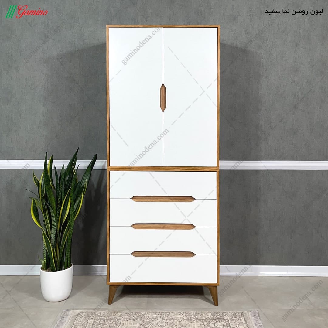 کمد لباس کشویی دو تیکه مدل ۱۰۹ — تصویر ۲