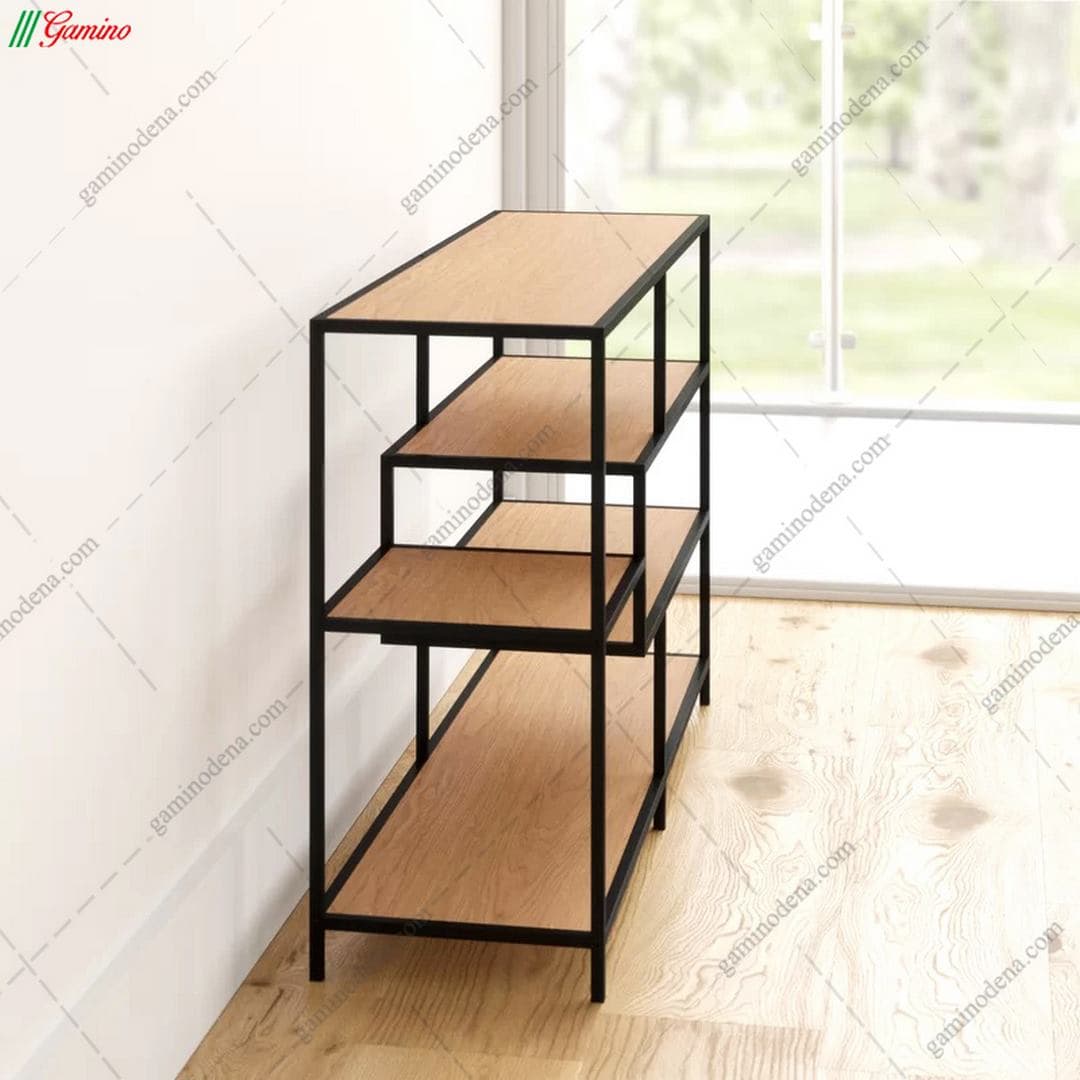 کتابخانه اداری چوب و فلز مدل KB۱۰۰ — تصویر ۷