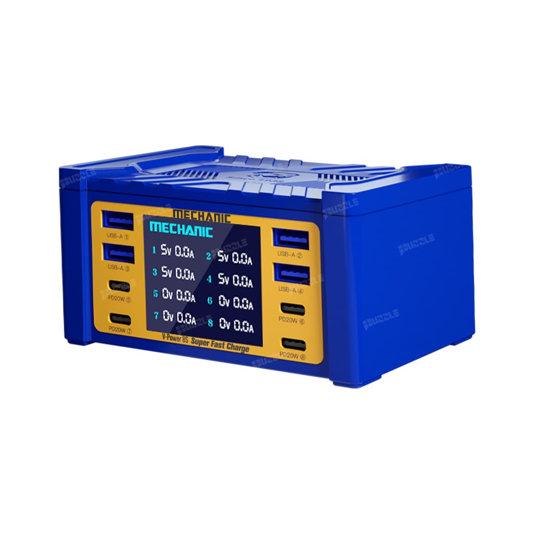 شارژر رومیزی 8 پورت مکانیک مدل Mechanic V-Power 8S