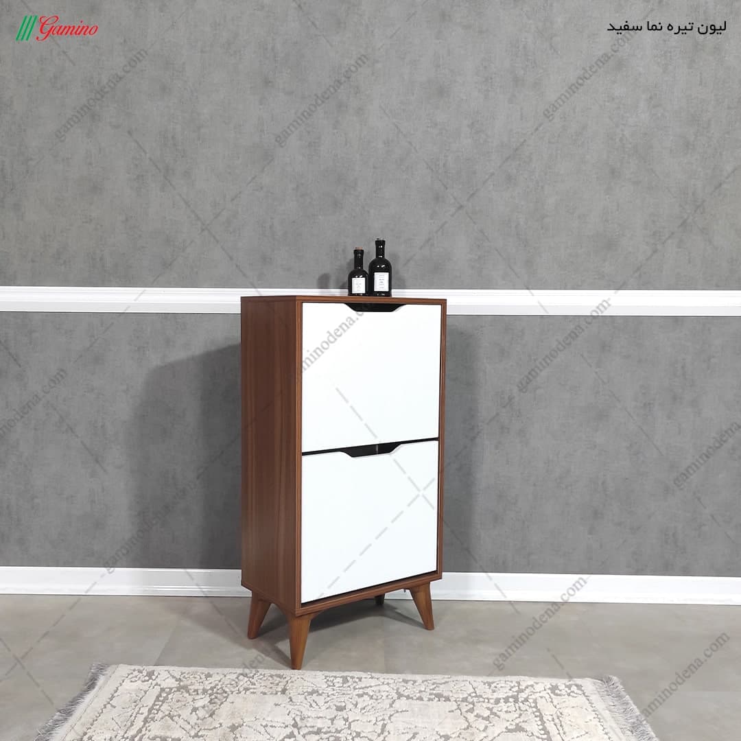 جاکفشی آپارتمانی داشبوردی دو درب آلوا ایستاده — تصویر ۲
