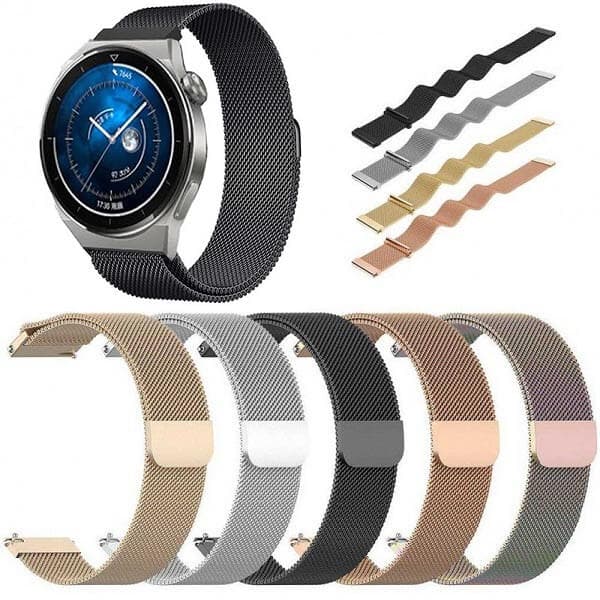 بند ساعت هواوی واچ GT 3 Pro 46mm حصیری میلانس