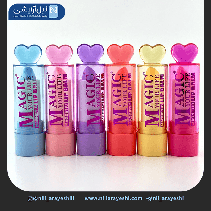 بالم لب حرارتی کریستالی قلبی مجیک کد Lc89 — تصویر ۲