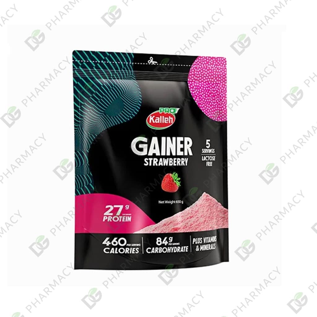 گینر 650 گرمی کاله (توت فرنگی)