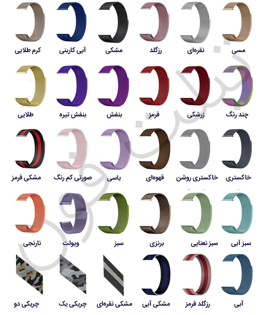 بند ساعت هوشمند شیائومی Haylou RS4 Plus حصیری میلانس — تصویر ۲