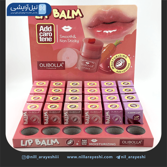 بالم لب مایع پیچی اولی بولا کد LA – L184 — تصویر ۶