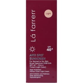 ضد آفتاب و ضدلک رنگی پوست های چرب و مستعد آکنه +SPF40 (رنگ روشن)