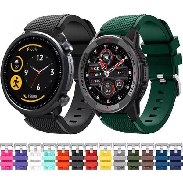 بند سیلیکونی ساعت شیائومی Mibro Watch X1 مدل stripe