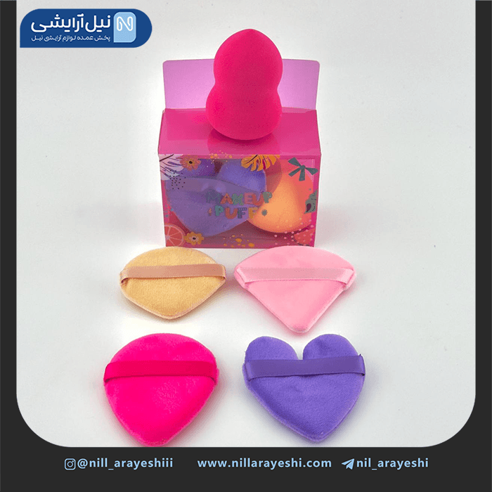 پک پد آرایشی پنج عددی