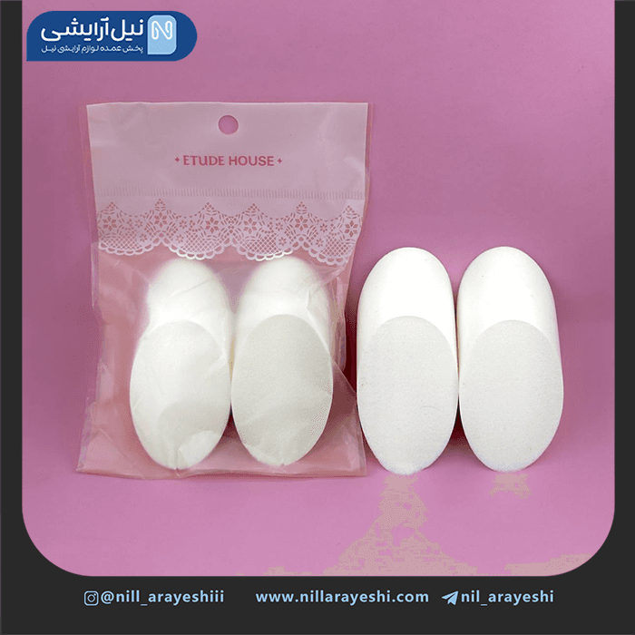 پک پد آرایشی کالباسی بزرگ دو عددی