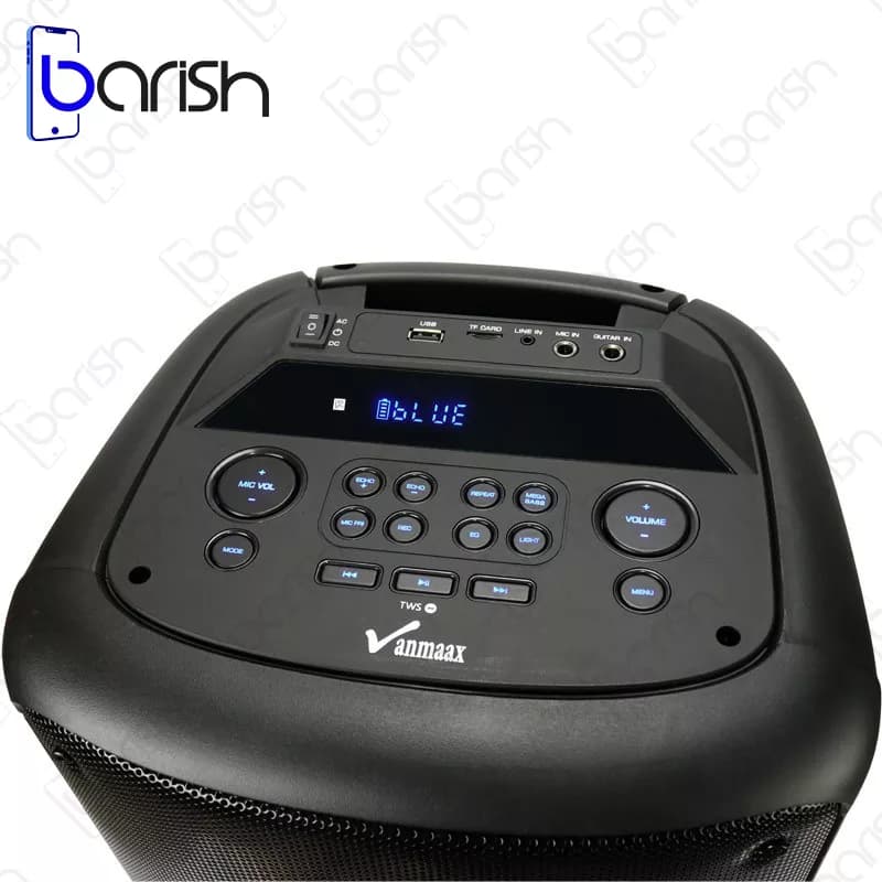 اسپیکر بلوتوثی قابل حمل وان مکس مدل MAX-850 — تصویر ۸