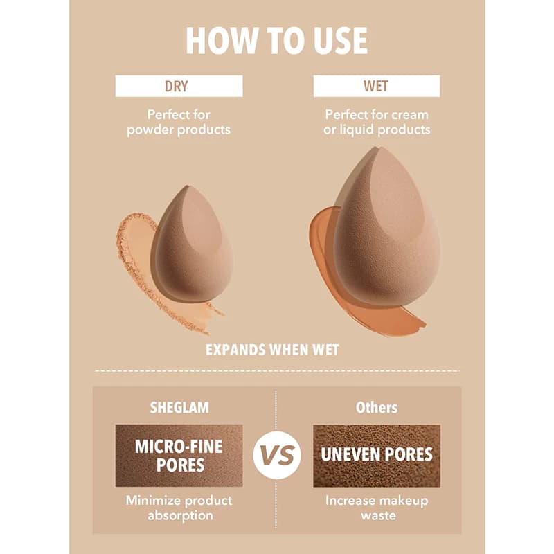اسفنج آرایشی شیگلم مدل ULTIMATE UNIVERSAL — تصویر ۵
