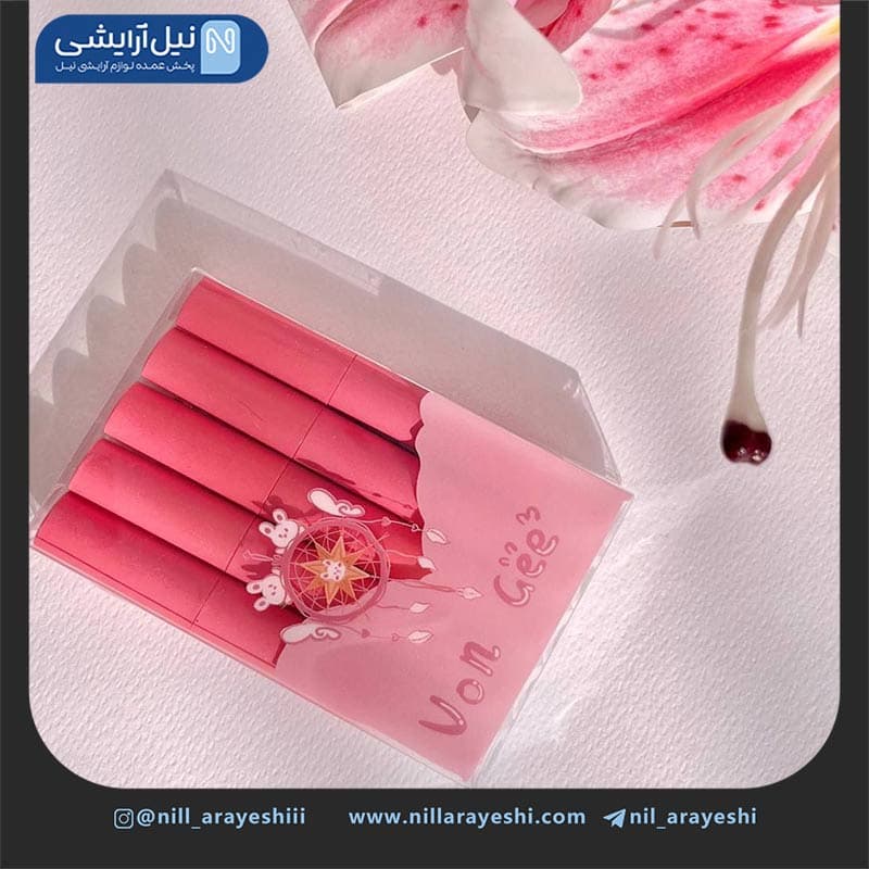 پک رژ لب مایع وانگی پنج عددی