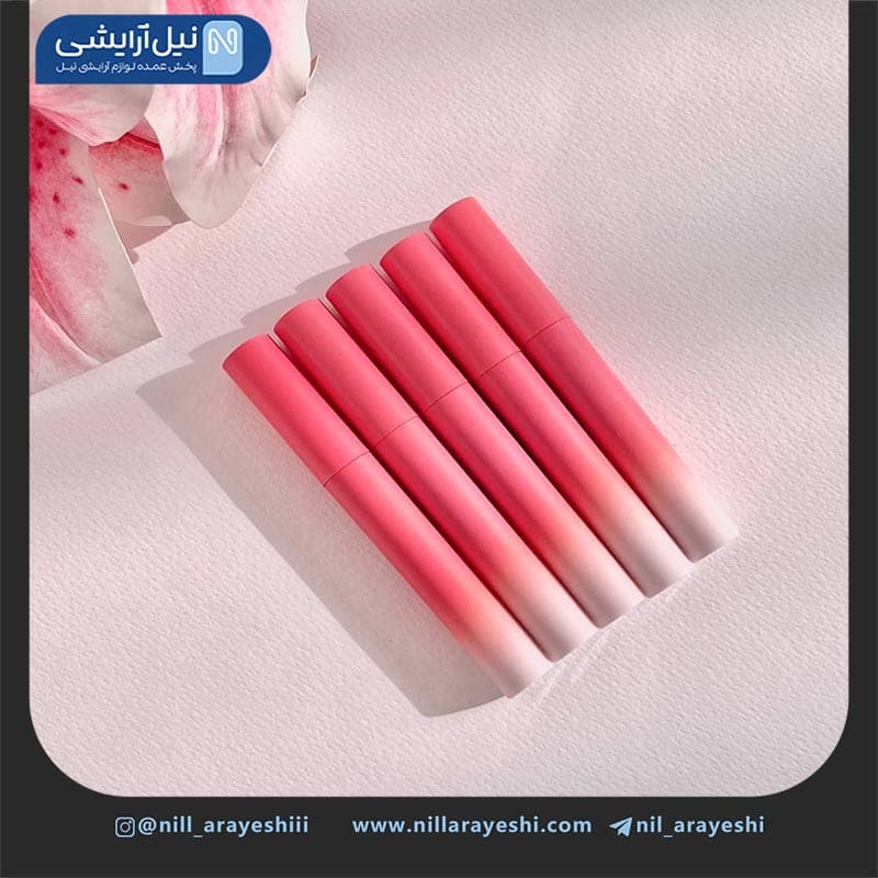 پک رژ لب مایع وانگی پنج عددی — تصویر ۴