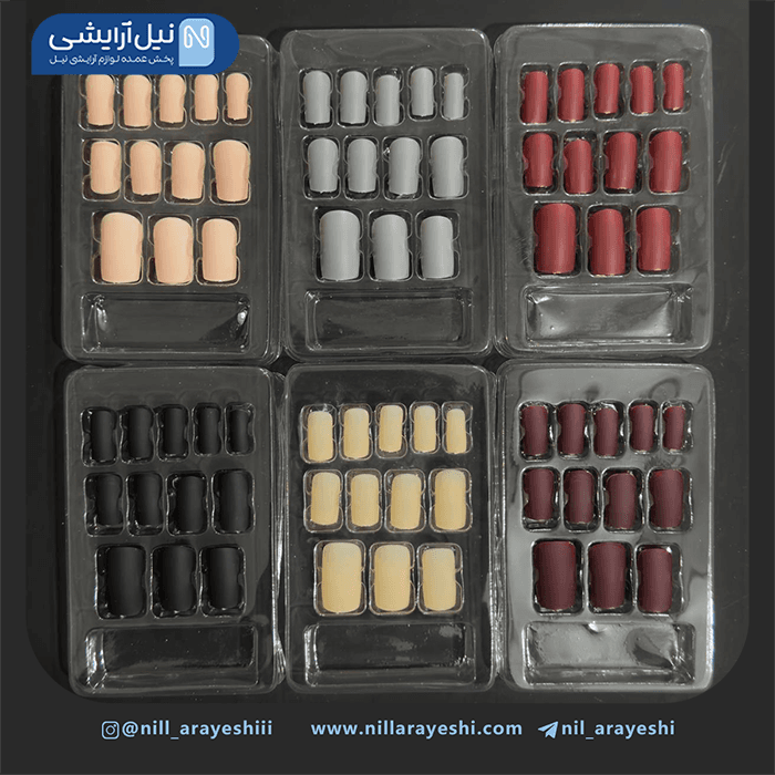 ناخن مصنوعی به همراه چسب ژله ای پینک کی کد pt3330 – 1 — تصویر ۳