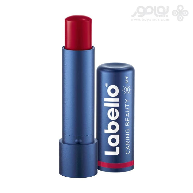 بالم لب 3 در 1 لابلو مدل CARING BEAUTY رنگ قرمز وزن 4.8 گرم — تصویر ۲