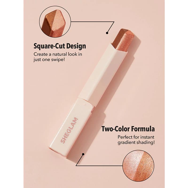 سایه استیکی دو رنگ شیگلم مدل INSTA EYES رنگ CHARM — تصویر ۲