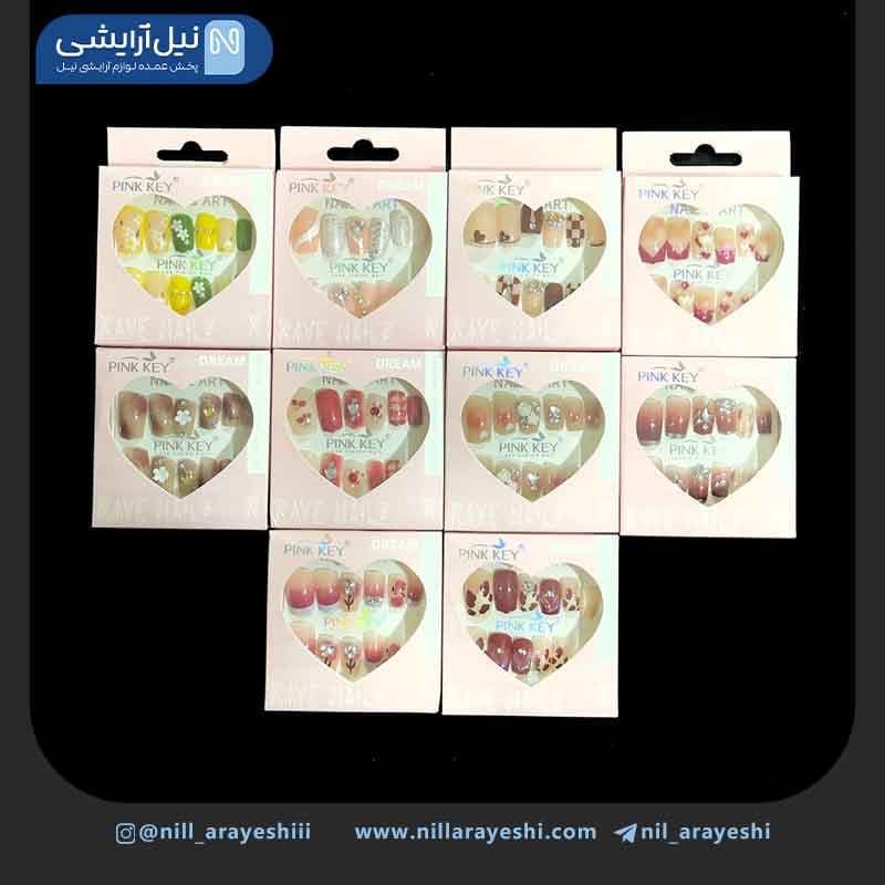 ناخن مصنوعی به همراه چسب ژله ای پینک کی کد DO2406 – 1 — تصویر ۴