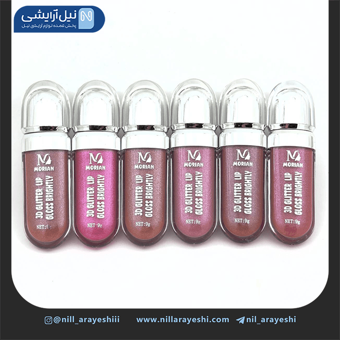 لیپ گلاس شاین دار مورین کد a8233 — تصویر ۴