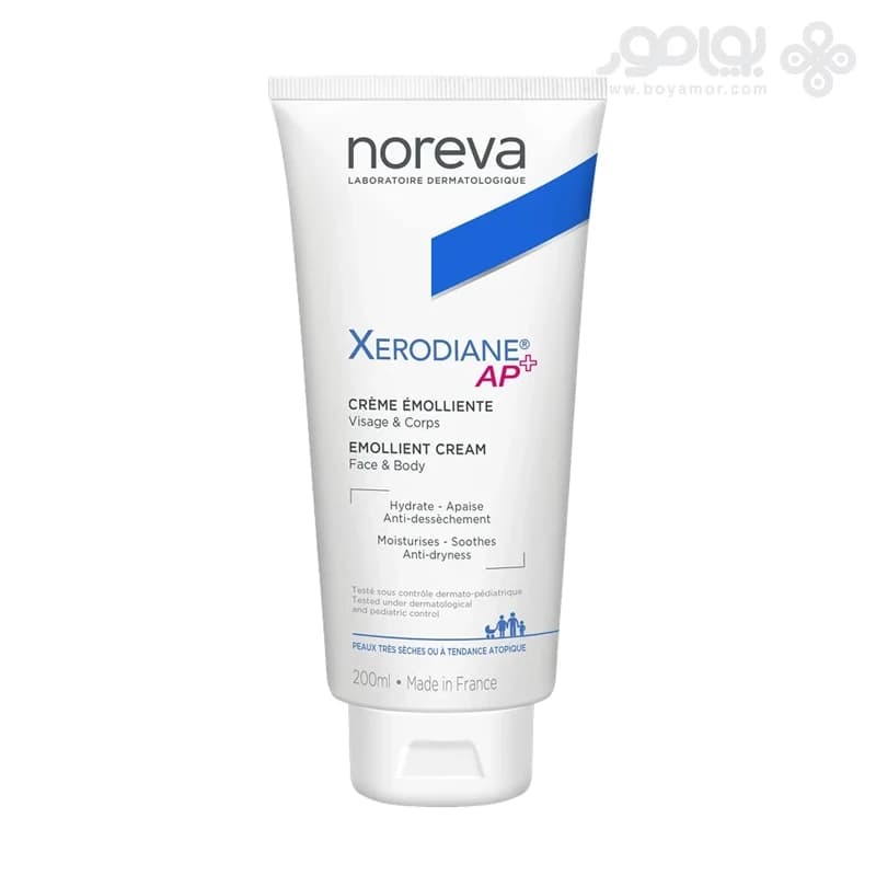 کرم مرطوب کننده و آبرسان نوروا مدل زیرودیان +XERODIANE AP حجم 200 میل