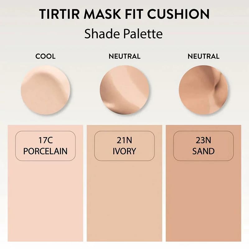 کوشن تیر تیر مدل MASK FIT حاوی +SPF50 شماره 21N رنگ IVORY — تصویر ۳