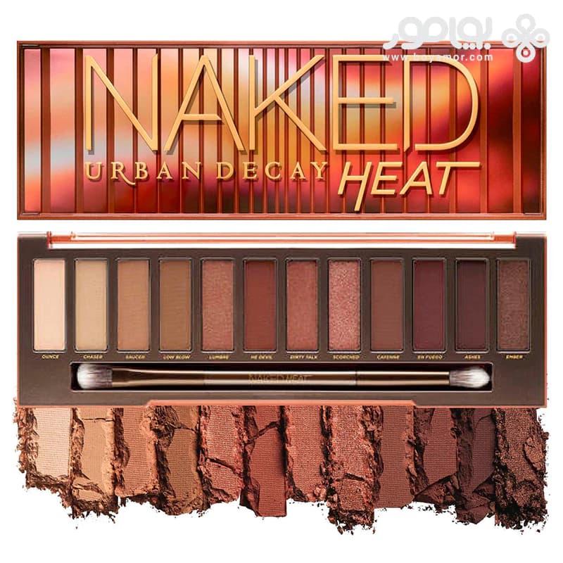 پالت سایه 12 رنگ اربن دیکی مدل NAKED HEAT — تصویر ۲