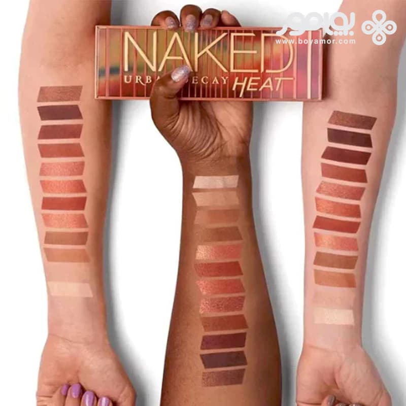 پالت سایه 12 رنگ اربن دیکی مدل NAKED HEAT — تصویر ۳